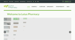 Desktop Screenshot of lotuspharmacy.com.mo
